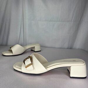 NWT Giani Bernini Women's Kamilla Buckle Block Heel Dress Sandals